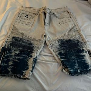 Denim shorts